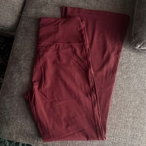 lululemon athletica Burgundy Boot Cut Pants